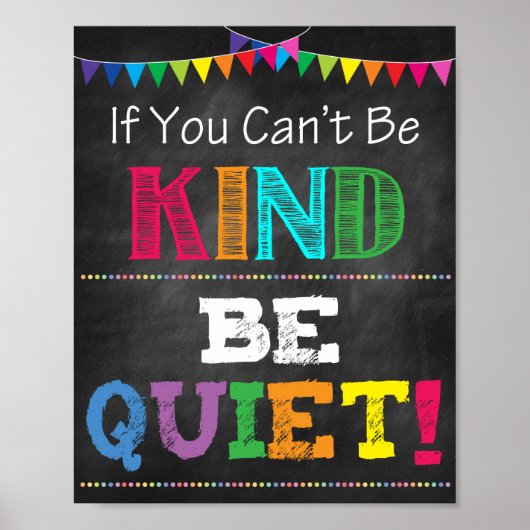 Soort of stil afdrukbaar zijn poster (Voorkant)