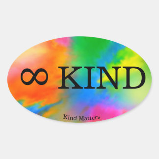 ∞ SOORT Ovale sticker