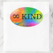 ∞ SOORT Ovale sticker (Tas)