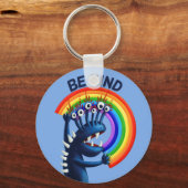 Soort regenboogverkuilheid sleutelhanger (Voorkant)