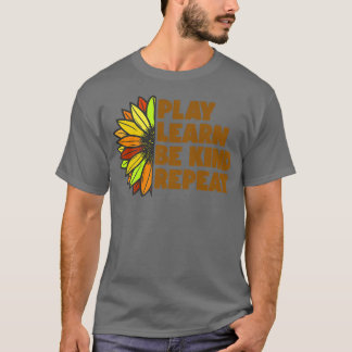Soort spel Leer Soort Herhaal Eenheidsdag Geen Bul T-shirt