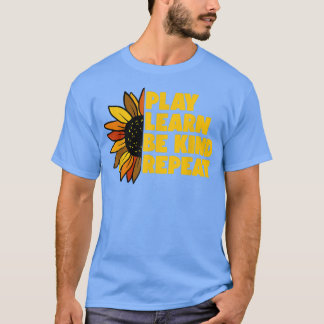 Soort spel Leer Soort Herhaal Eenheidsdag Geen Bul T-shirt