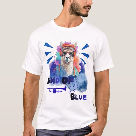 Soort van Blauw T-shirt (Voorkant)