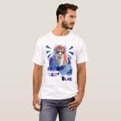 Soort van Blauw T-shirt (Voorkant volledig)