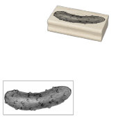 Soort van een Big Dill (Deal) Kosher Sour Pickle Rubberstempel (Gestempeld)