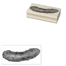 Soort van een Big Dill (Deal) Kosher Sour Pickle Rubberstempel