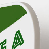 Soort van een Big Dill (Deal) Pickle gepersonalise Pickleball Paddle (Links Detail)