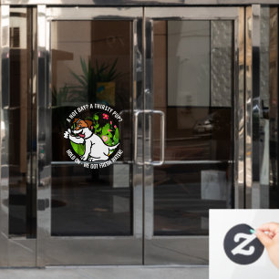 Soort Vriendelijk Warme Dag Vers Water Raam Sticke Raamsticker