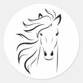 Soortcontour Ronde Sticker (Voorkant)