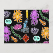 Soorten bacteriën briefkaart (Voorkant)