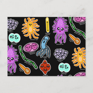 Soorten bacteriën briefkaart