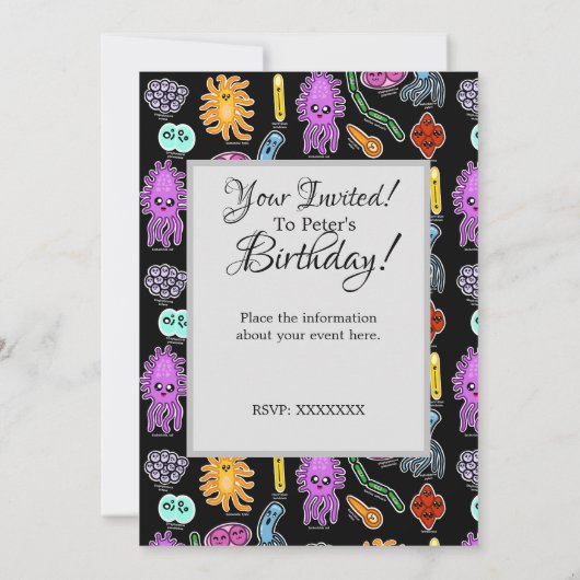 Soorten Bacteriën Kaart (Achterkant)