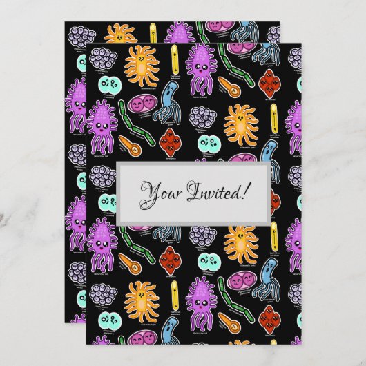 Soorten Bacteriën Kaart (Voorkant / Achterkant)