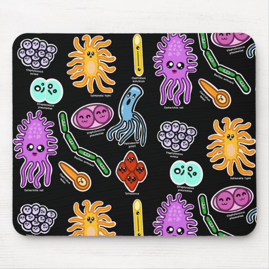 Soorten Bacteriën Muismat (Voorkant)