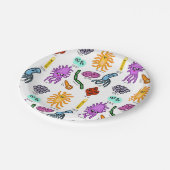 Soorten bacteriën papieren bordje (Gekanteld)