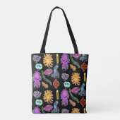 Soorten bacteriën tote bag (Achterkant)