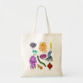 Soorten bacteriën tote bag (Voorkant)