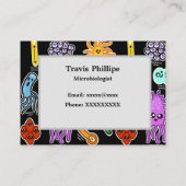 Soorten Bacteriën Visitekaartje (Achterkant)