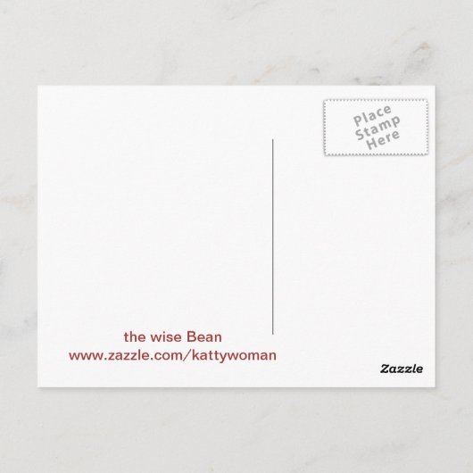 soorten bonen Briefkaart (Achterkant)