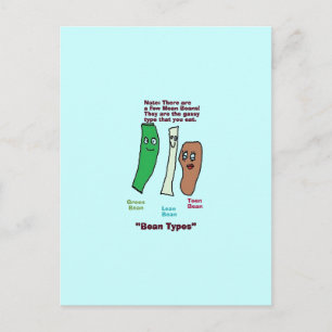 soorten bonen Briefkaart