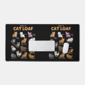Soorten Cat Loaf Schattige Kitten Kawaii Katten Ka Bureaumat (Keyboard & Muis)