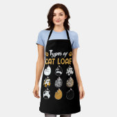 Soorten Cat Loaf Schattige Kitten Meme Kattenbrood Schort (Gedragen)