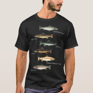 Soorten Collectie van forel vissoorten Vist T-shirt