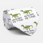 Soorten dinosaurussen - Dinosaur jongens meisjes Stropdas (Opgerold)