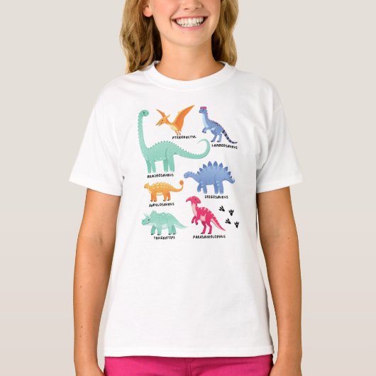 Soorten Dinosaurussen Toekomstige paleontoloog Kin T-shirt (Voorkant)