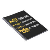 Soorten Franse muzikant van remspeler Notitieboek (Rechterzijde)