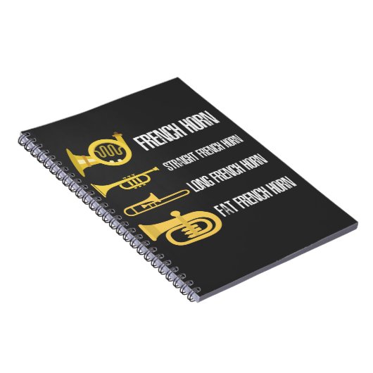 Soorten Franse muzikant van remspeler Notitieboek (Rechterzijde)