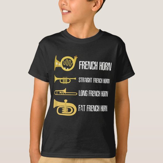 Soorten Franse muzikant van remspeler T-shirt (Voorkant)