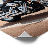 Soorten gewone motorfietsen en fietsen poster (Hoek)