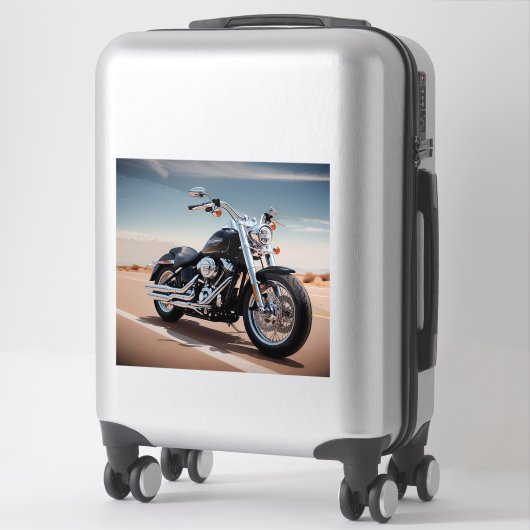 Soorten gewone motorfietsen en fietsen sticker (Koffer)