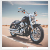 Soorten gewone motorfietsen en fietsen sticker (Vel)