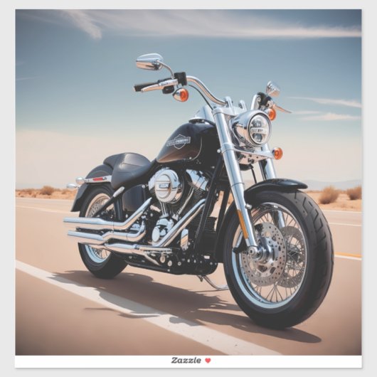 Soorten gewone motorfietsen en fietsen sticker (Vel)