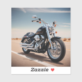 Soorten gewone motorfietsen en fietsen sticker