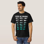 soorten haaien t-shirt (Voorkant volledig)