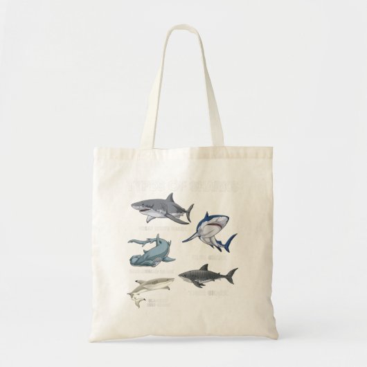 Soorten haaien tote bag (Voorkant)