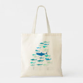 Soorten haaiensoorten grote witte reuzenhaai M Tote Bag (Achterkant)