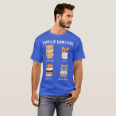 Soorten hamsters klagen Syrisch Breed Funny aan T-shirt (Voorkant volledig)