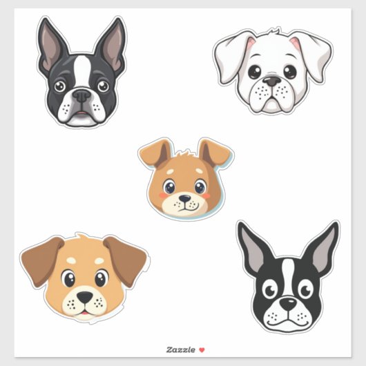 Soorten hondenrassen sticker (Vel)