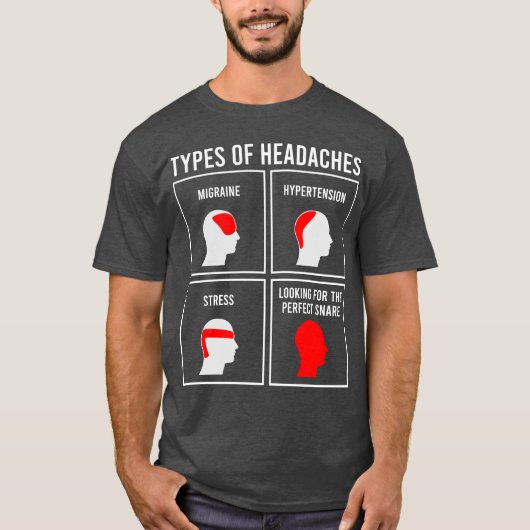 SOORTEN HOOFDPIJN cadeau T-shirt (Voorkant)