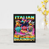 Soorten Italiaanse Brainrot Meme Karakter Hand Get Kaart (Gele Bloem)