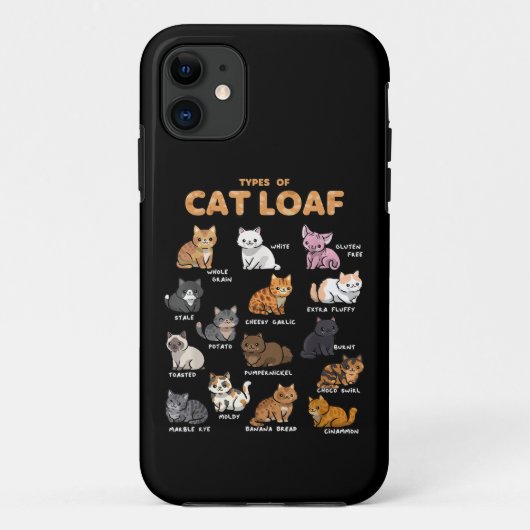 Soorten Kat Koek Cute Kitten Kawaii Katten Kat Lie Case-Mate iPhone Case (Achterkant)