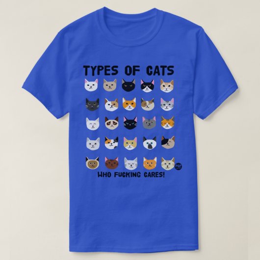 SOORTEN KATTEN T-SHIRT (Design voorkant)