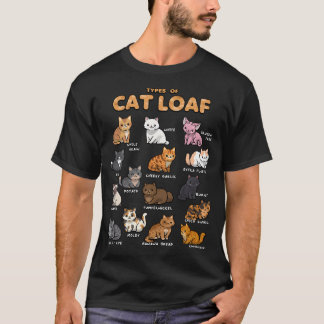 Soorten Kattenbrood Shirt Schattige Kitten Kawaii