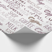 Soorten koffie-Drinken Cadeaupapier