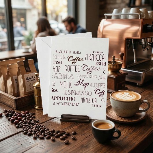 Soorten koffie-Drinken Kaart