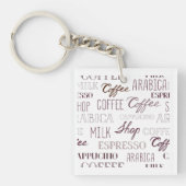 Soorten koffie-Drinken Sleutelhanger (Voorkant)